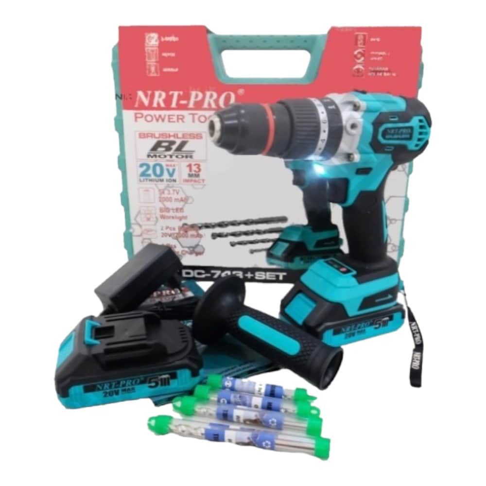Beli NRT PRO Cordless Drill 743 Set DC 13mm 1set monotaro.id
